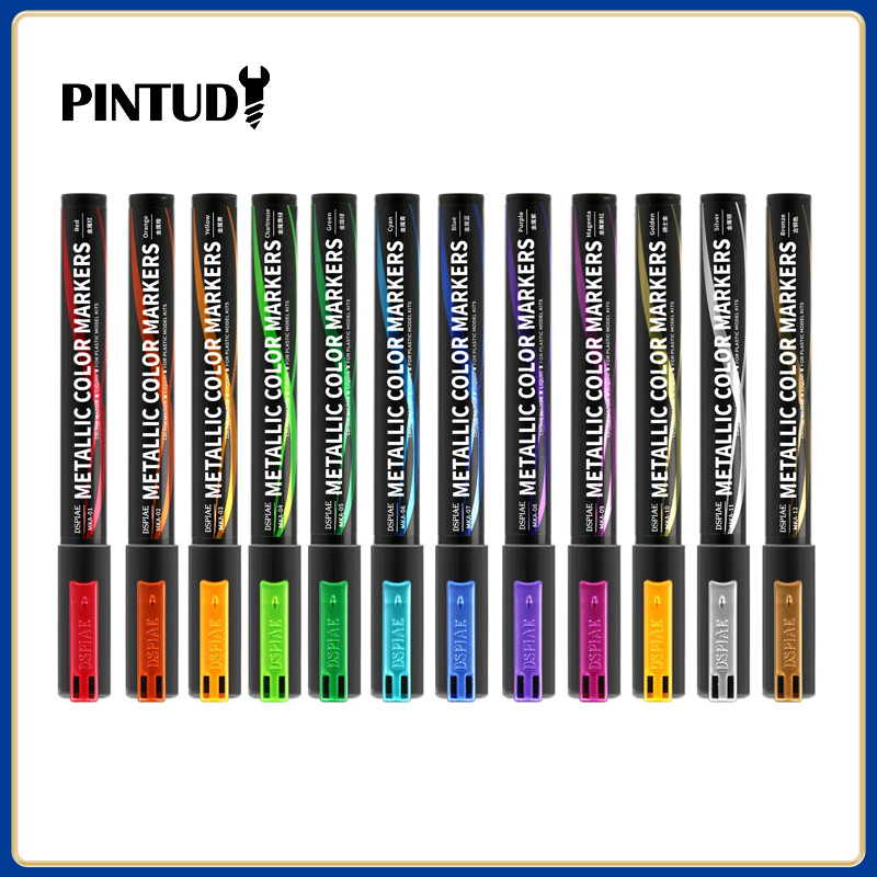 Illustration Marker Set - 【جديد 2026】أقلام تحديد معدنية من DSPIAE