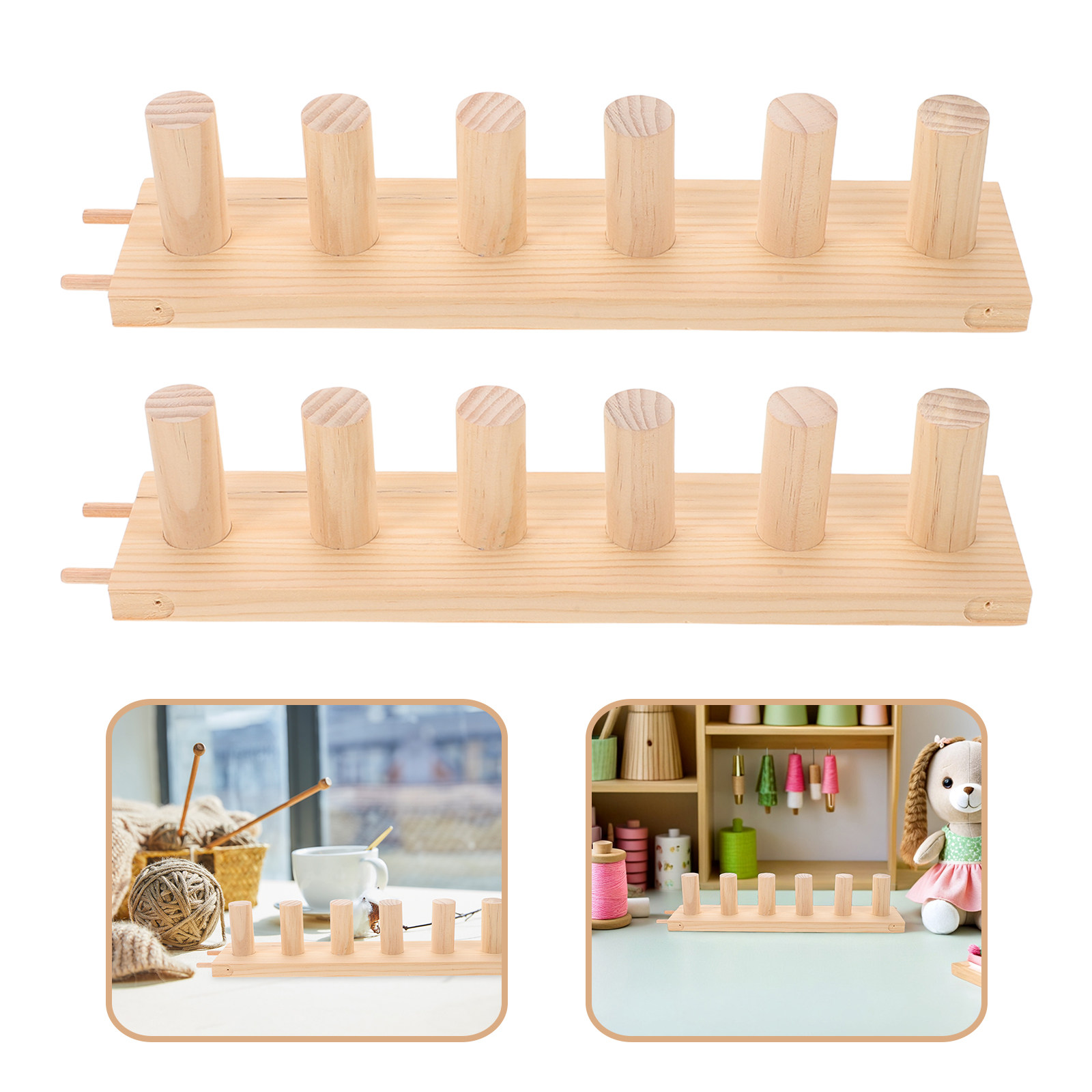 Loom Weaving Frame - إطار حياكة خشبي لصنع البطانيات من