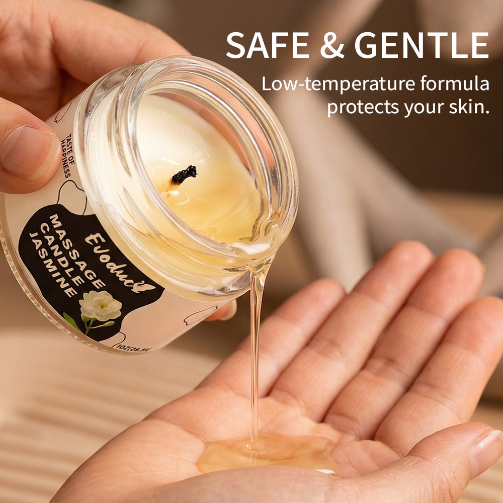 Soy Candle Fragrance Oil - شمعة زيت التدليك بالياسمين من شمع