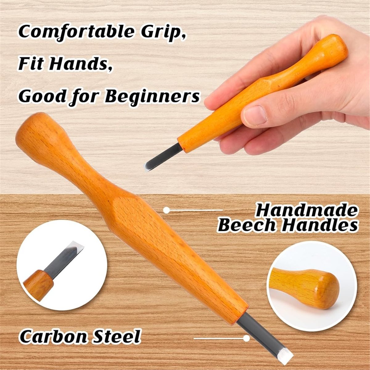 Linocut Carving Tool - عرض ضخم 828: مجموعة أدوات نحت