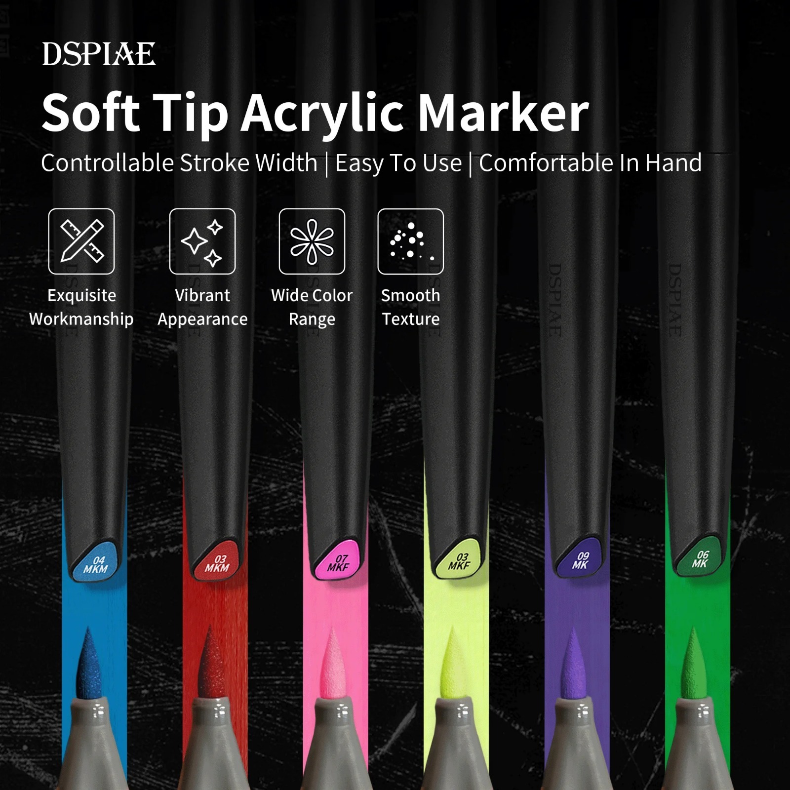 Illustration Marker Set - مجموعة أقلام تحديد مائية ناعمة من