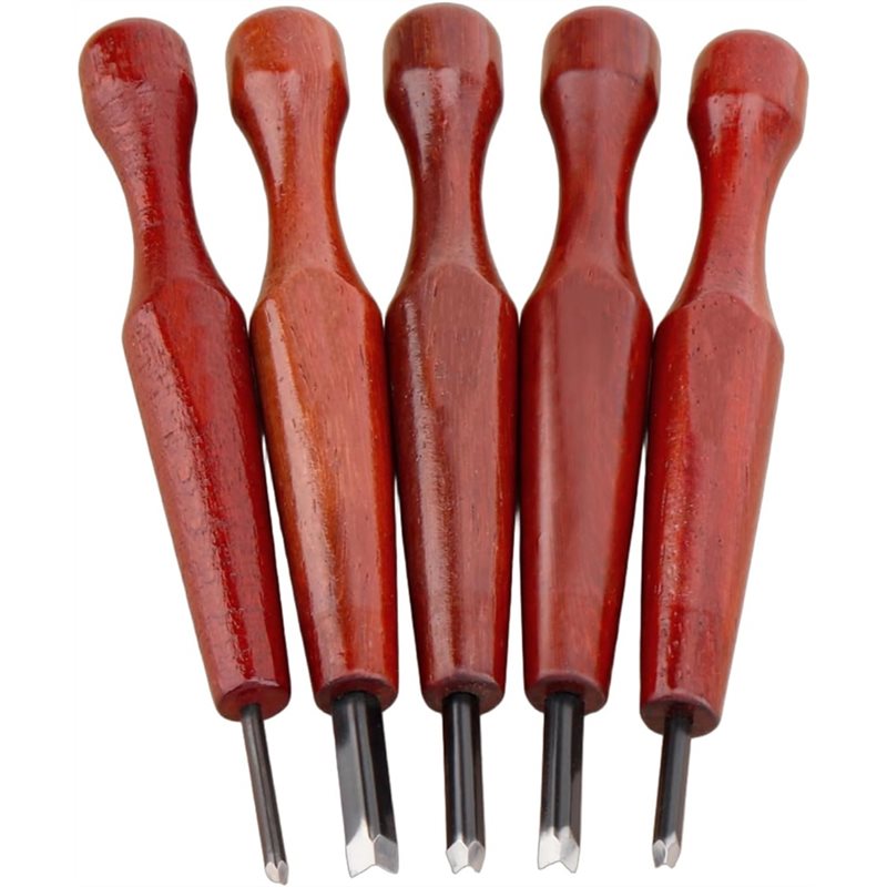 Linocut Carving Tool - مجموعة أدوات نحت الخشب A34R المكونة
