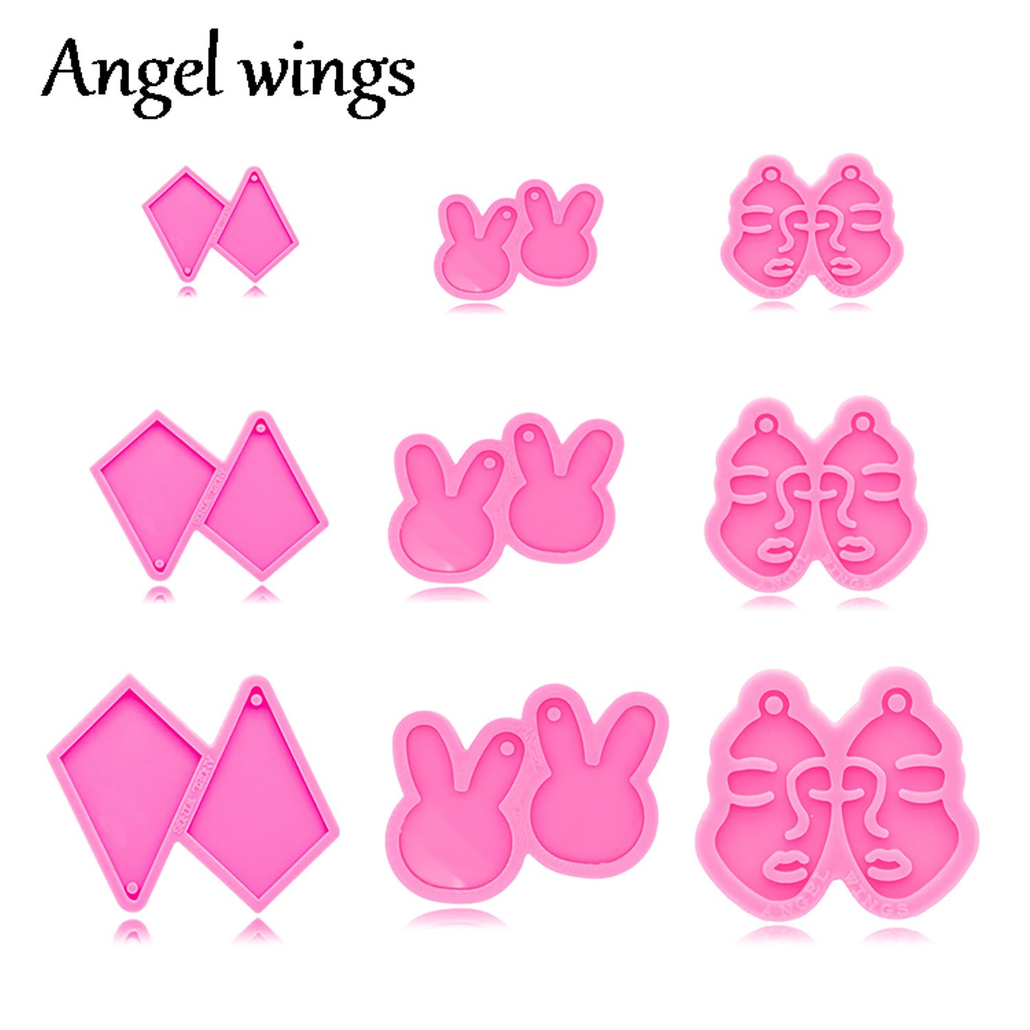 Art Craft Kite - DY0314 طائرة ورقية/أرنب/فتاة الوجه أقراط سيليكون