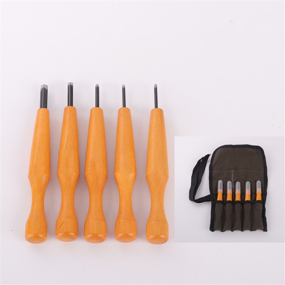 Linocut Carving Tool - مجموعة أدوات نحت مكونة من 5