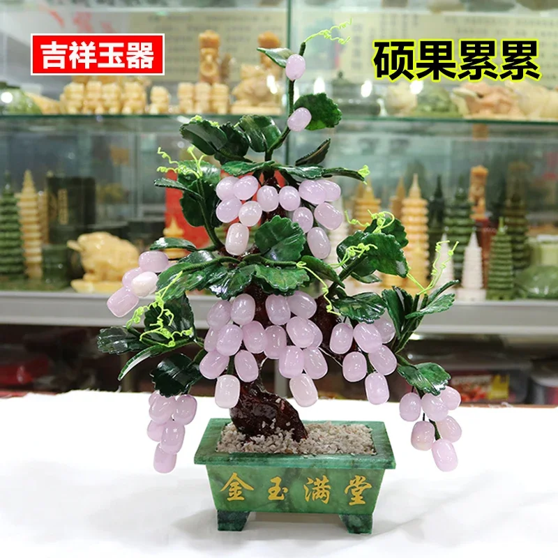 زخرفة الحجر شجرة العنب Zhaocai - مراجعة Art Craft Tree وسعره