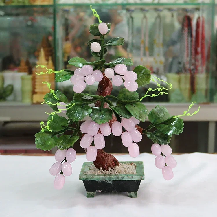 زخرفة الحجر شجرة العنب Zhaocai - مراجعة Art Craft Tree وسعره