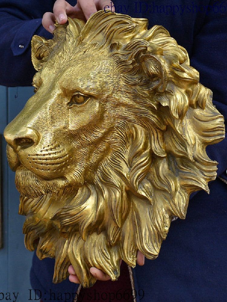 42 سنتيمتر الصين النحاس النحاس - مراجعة Art Craft Lion وسعره