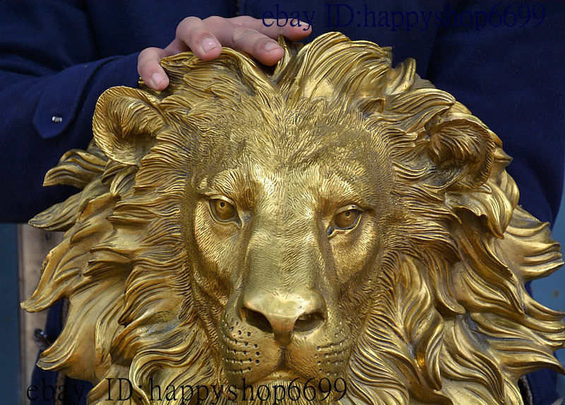 42 سنتيمتر الصين النحاس النحاس - مراجعة Art Craft Lion وسعره