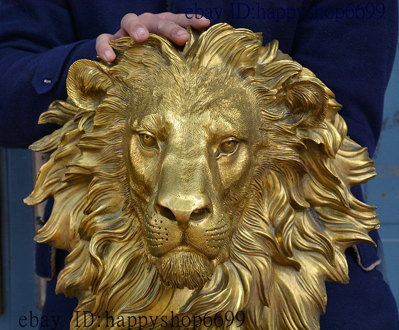 42 سنتيمتر الصين النحاس النحاس - مراجعة Art Craft Lion وسعره