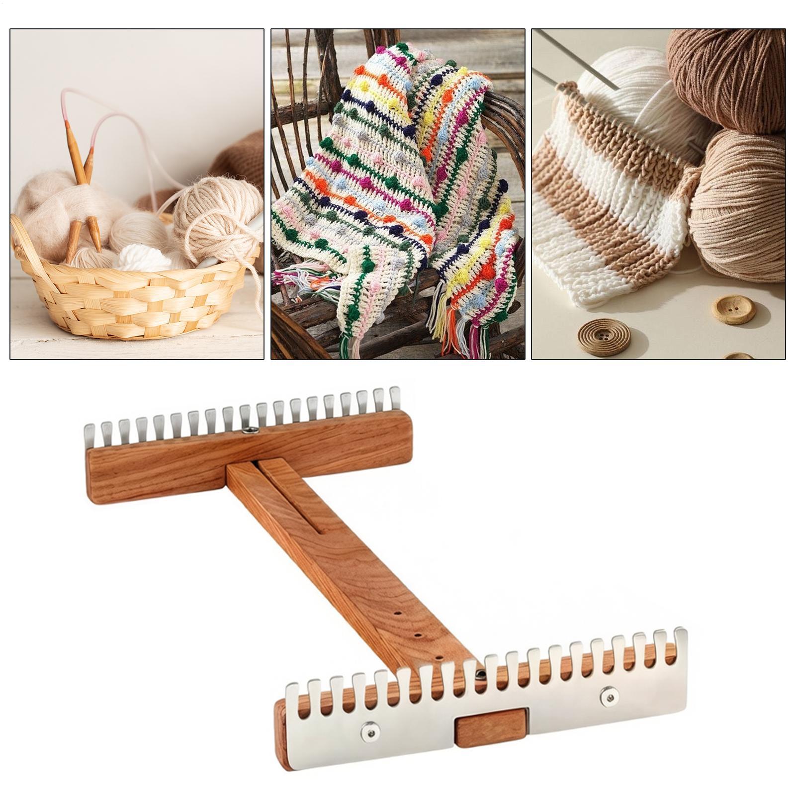 آلة نول نسيج خشبية بإطار قابل  - مراجعة Loom Weaving Frame وسعره