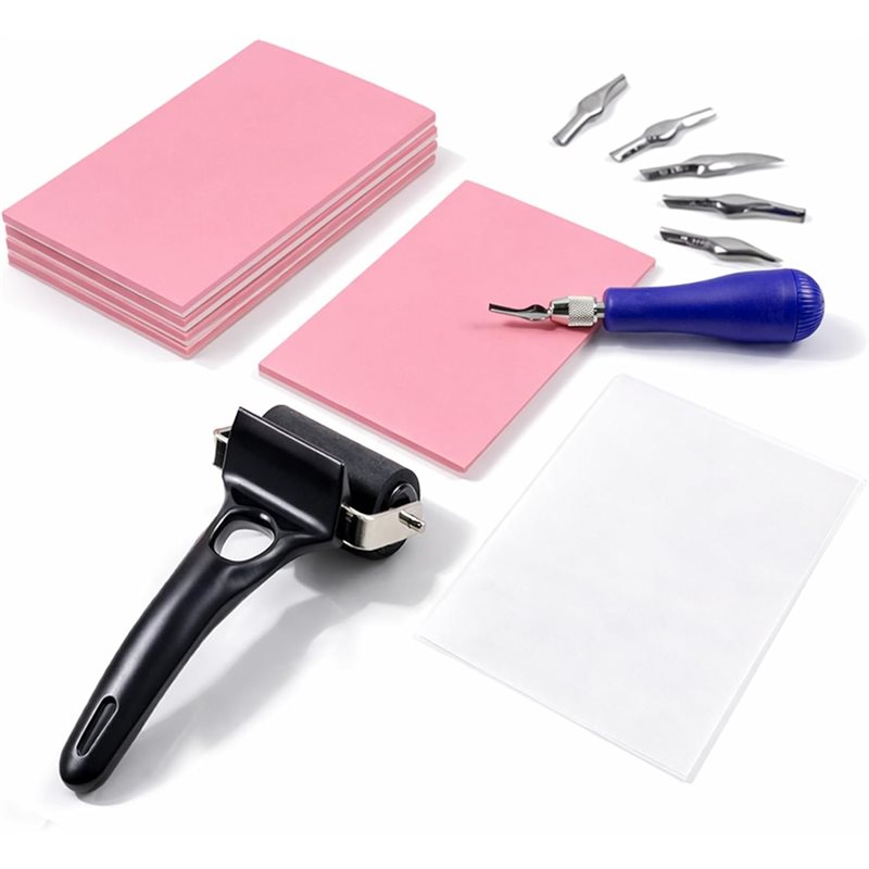 مجموعة أدوات طباعة لينوليوم طا - مراجعة Linocut Carving Tool وسعره