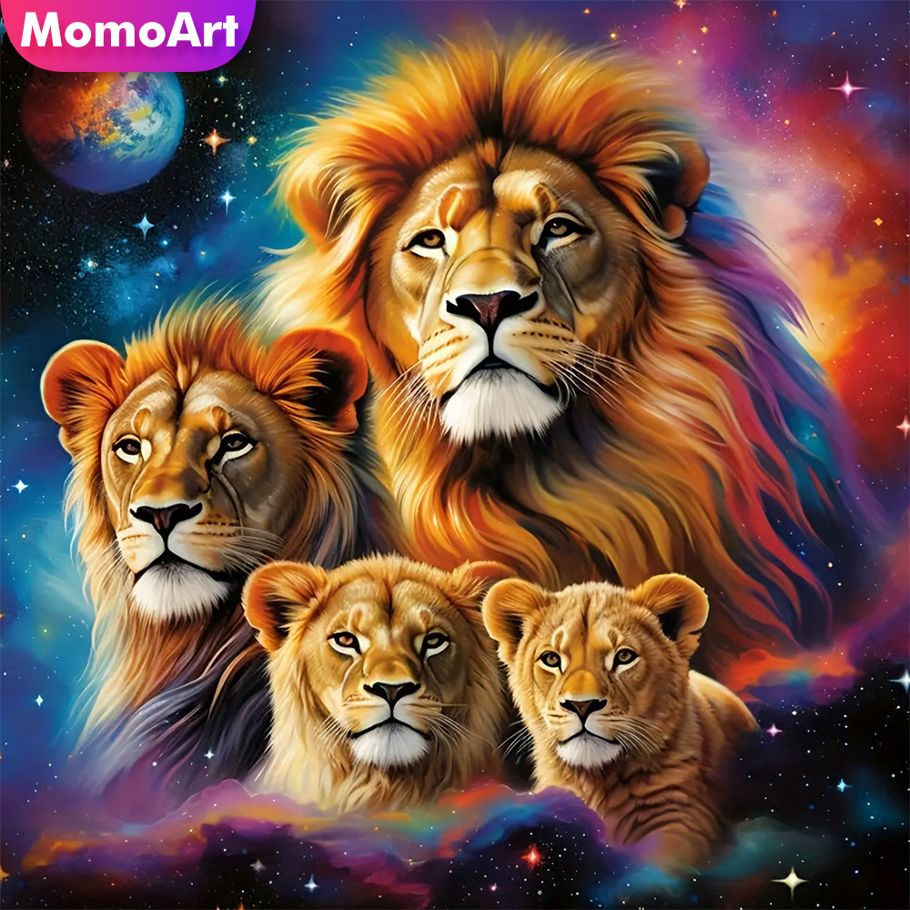 لوحة فنية مرصعة بالألماس من مو - مراجعة Art Craft Lion وسعره