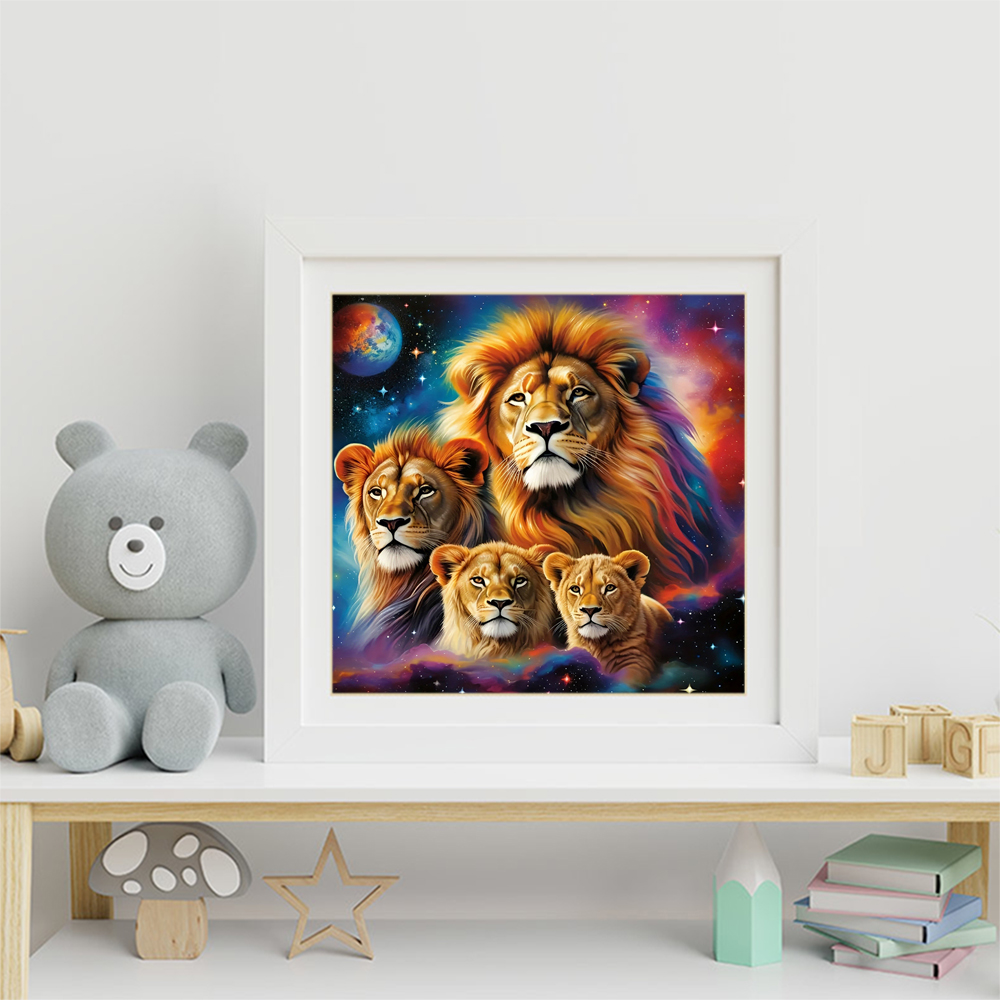 لوحة فنية مرصعة بالألماس من مو - مراجعة Art Craft Lion وسعره