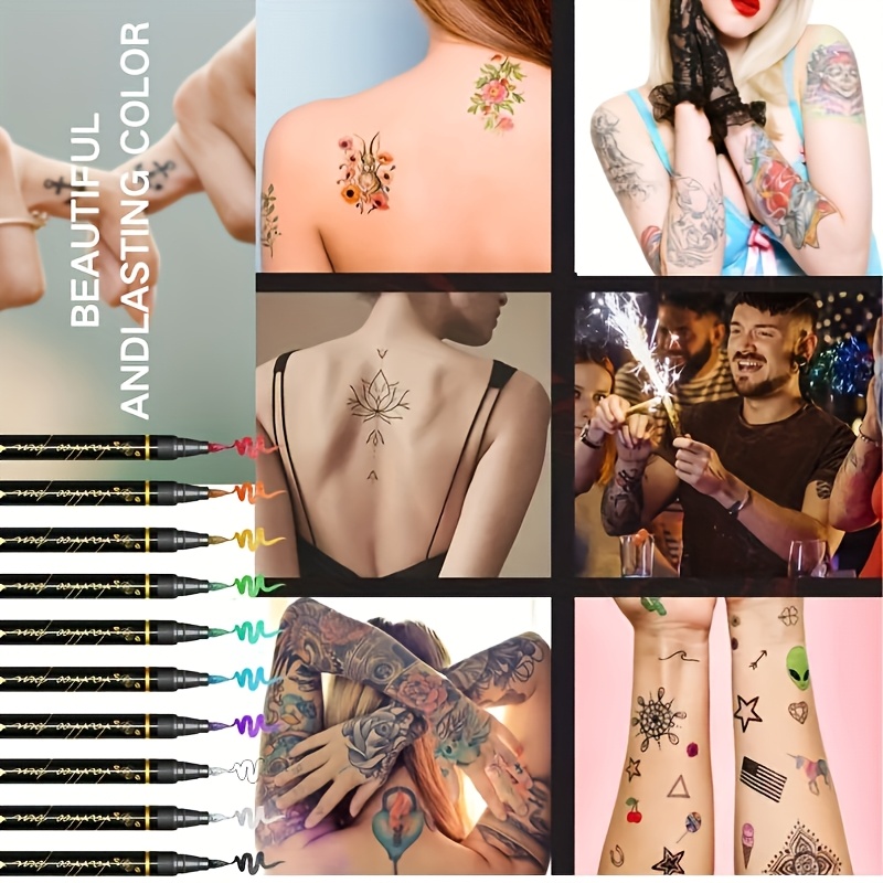 مجموعة أقلام الوشم المؤقتة بـ  - مراجعة Illustration Marker Set وسعره