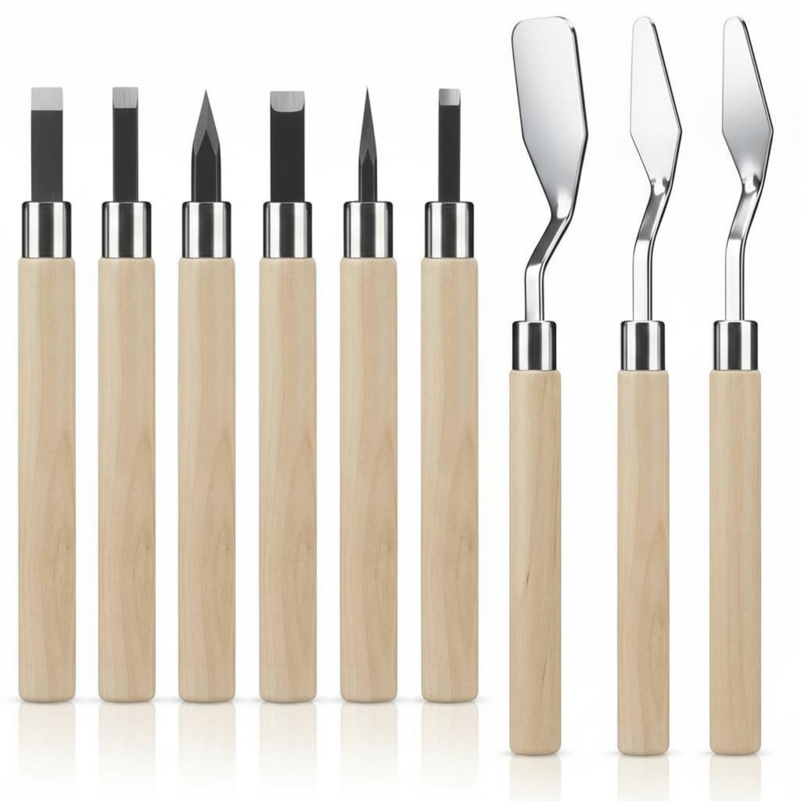 طقم أدوات نحت اللينوليوم من 9  - مراجعة Linocut Carving Tool وسعره