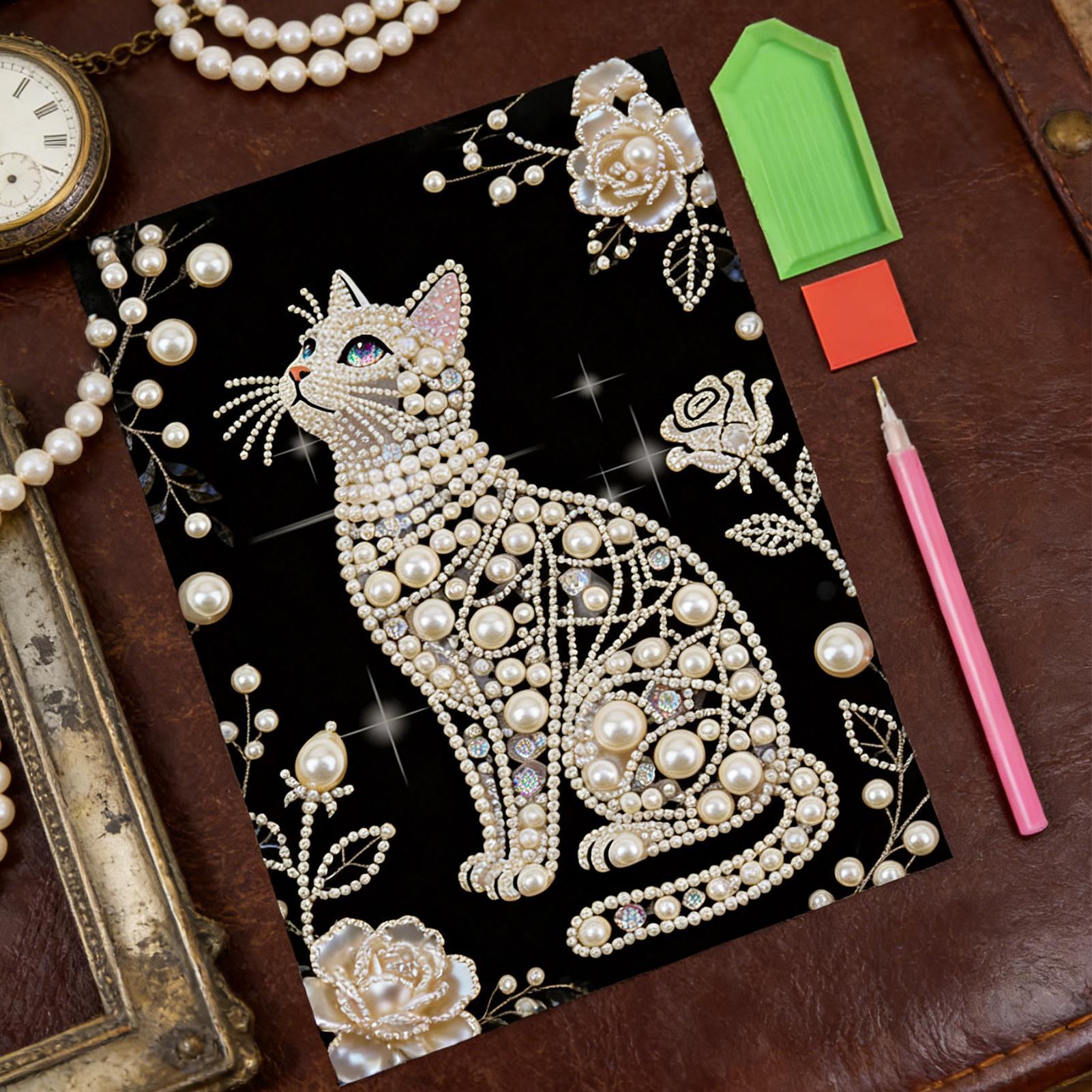 مجموعات رسم باللؤلؤ على شكل قط - مراجعة Art Craft Mother'S Day وسعره