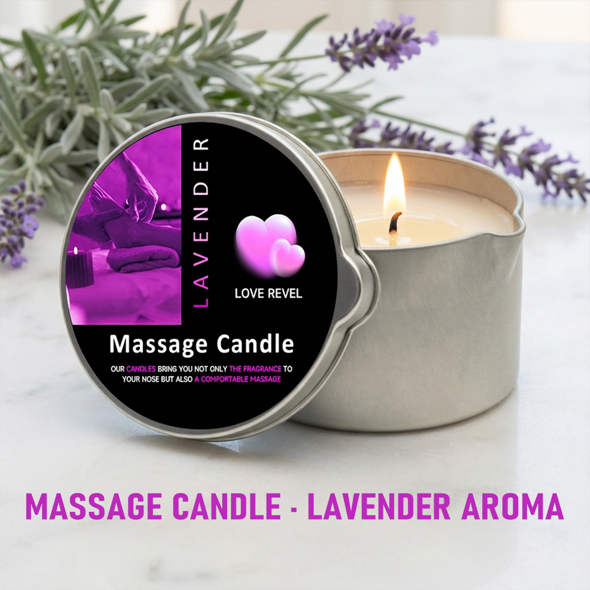 شمع زيت التدليك لافندر 2 أونصة - مراجعة Soy Candle Fragrance Oil وسعره