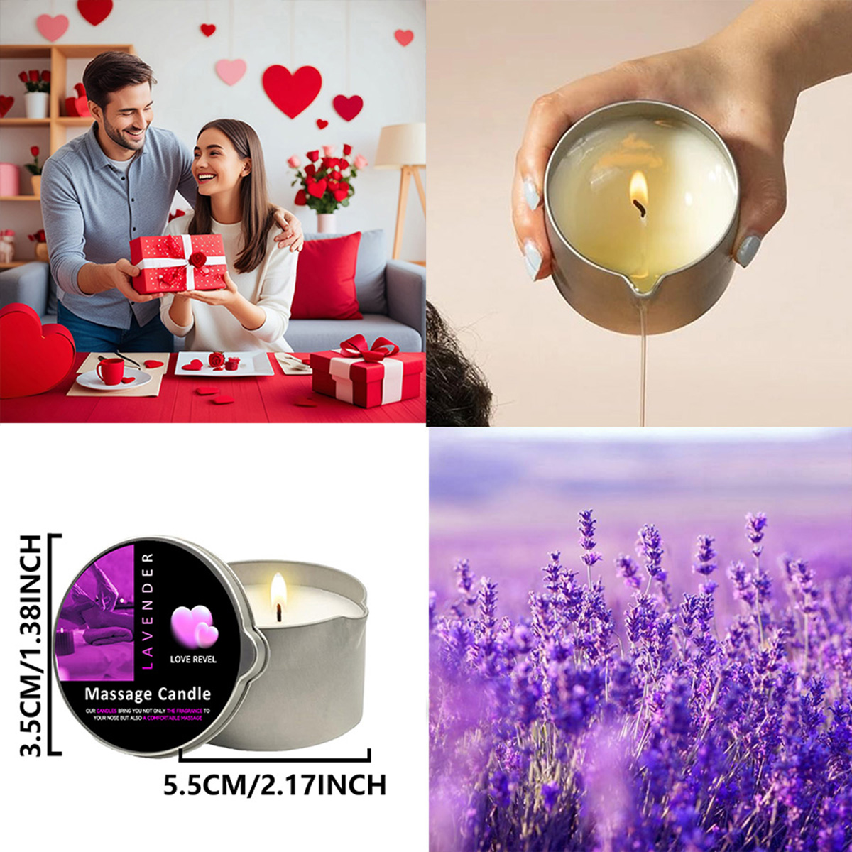 شمع زيت التدليك لافندر 2 أونصة - مراجعة Soy Candle Fragrance Oil وسعره