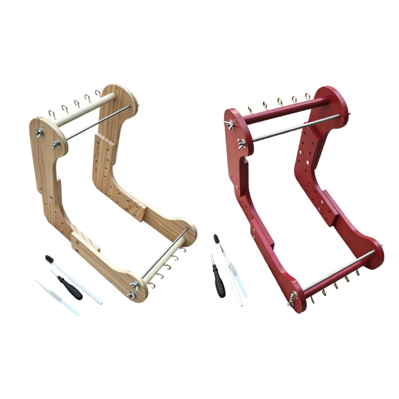 إطار خشبي قابل للتعديل على شكل - مراجعة Loom Weaving Frame وسعره
