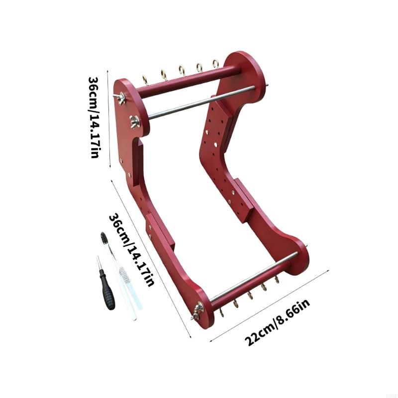 إطار خشبي قابل للتعديل على شكل - مراجعة Loom Weaving Frame وسعره