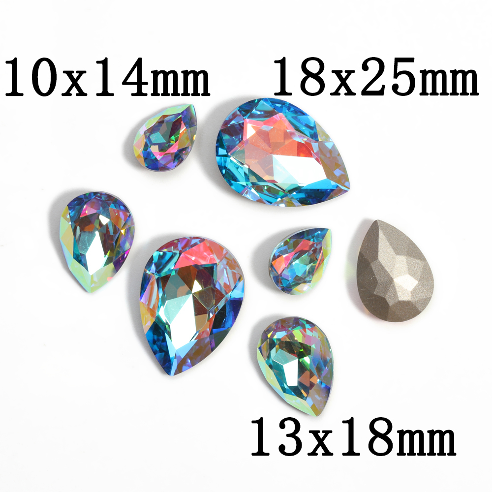 10x14 مللي متر قطرة الراين بري - مراجعة Art Craft Glasses وسعره