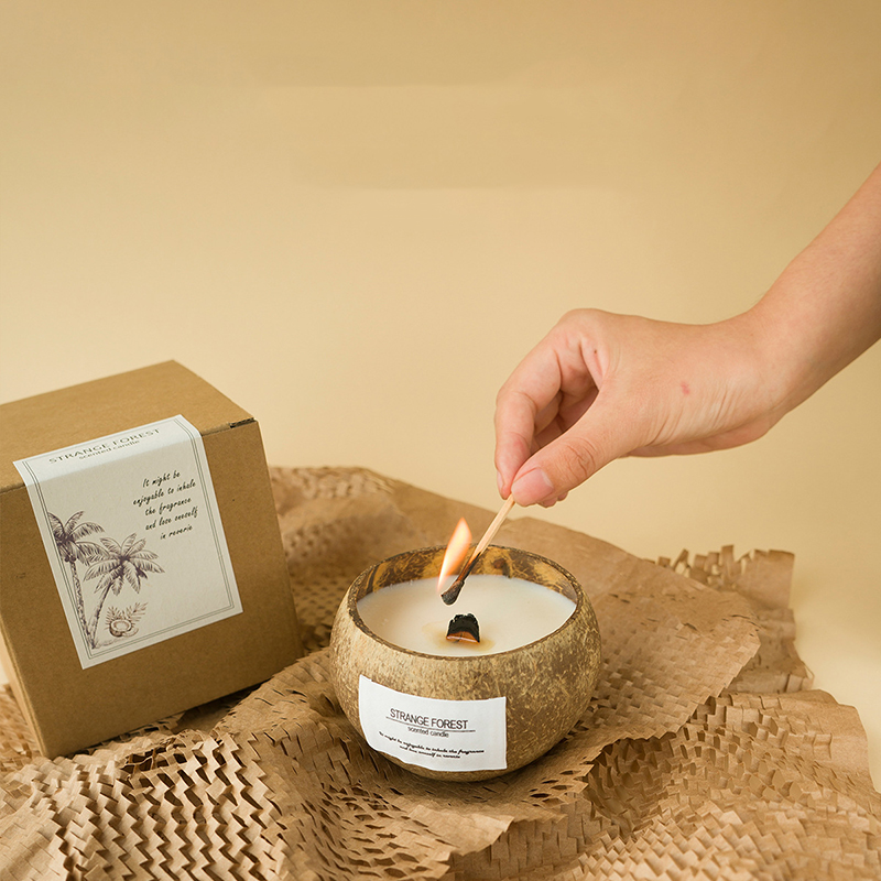 شمعة عطرية على شكل قشرة جوز ال - مراجعة Soy Candle Fragrance Oil وسعره