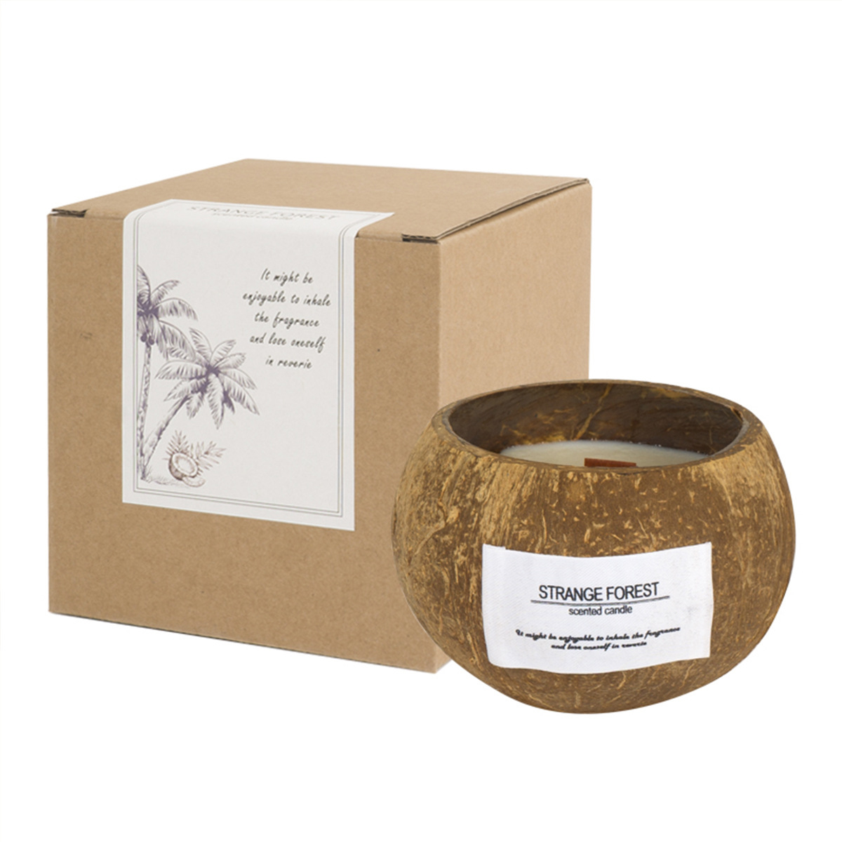 شمعة عطرية على شكل قشرة جوز ال - مراجعة Soy Candle Fragrance Oil وسعره