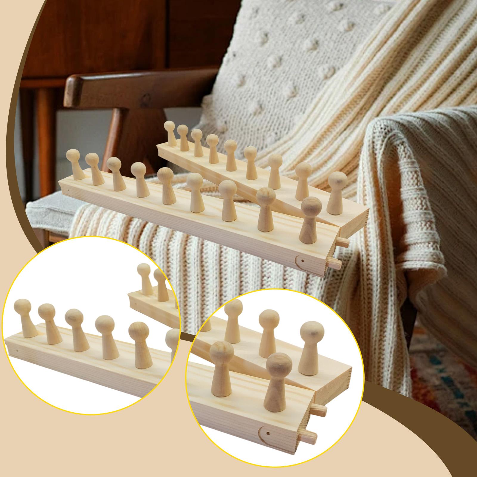 نول نسيج صغير مع إطار ربط خشبي - مراجعة Loom Weaving Frame وسعره