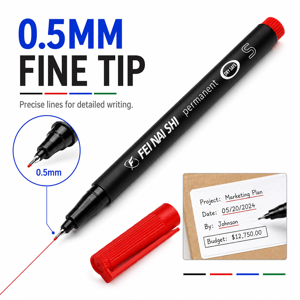 4/12 قطعة أقلام تحديد دائمة بر - مراجعة Illustration Marker Set وسعره