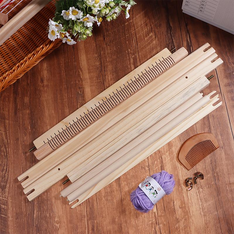 مجموعة نول نسج خشبي للمبتدئين  - مراجعة Loom Weaving Frame وسعره