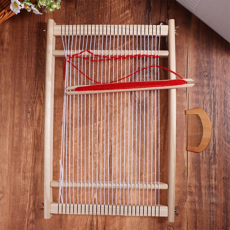 مجموعة نول نسج خشبي للمبتدئين  - مراجعة Loom Weaving Frame وسعره
