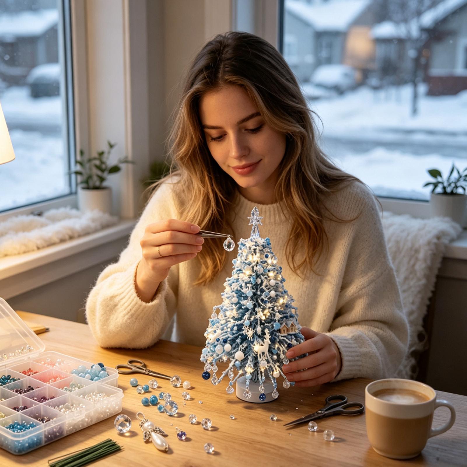 فن تزيين شجرة عيد الميلاد بالخ - مراجعة Art Craft Tree وسعره