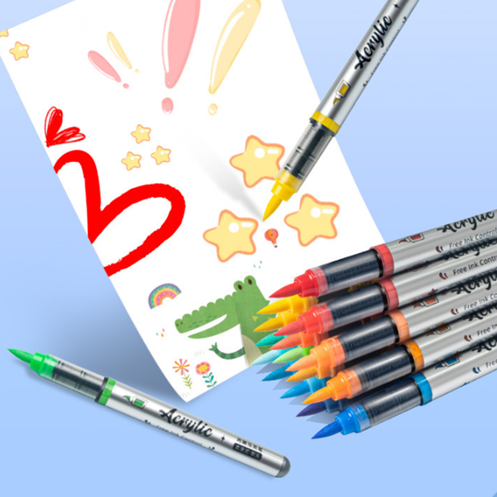 مجموعة من 12 قطعة من أقلام الط - مراجعة Illustration Marker Set وسعره
