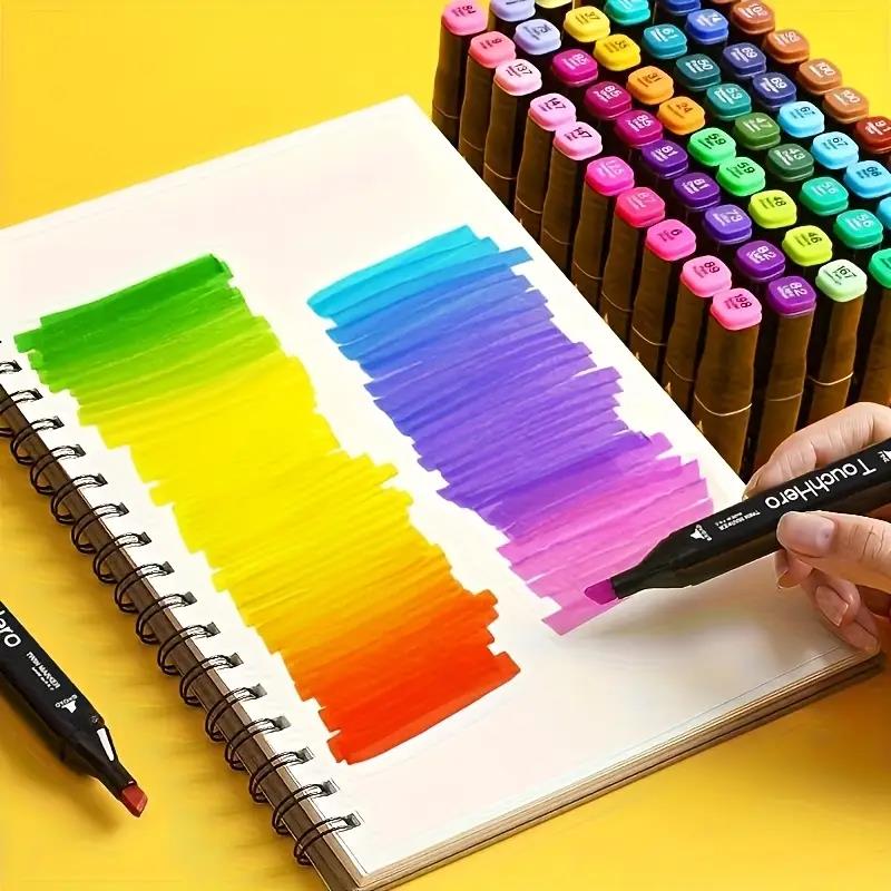 24/36/48/60/80/120/168 ألوان ط - مراجعة Illustration Marker Set وسعره