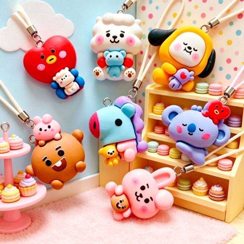 7 قطع من إكسسوارات BT21 الكرتو - مراجعة Art Craft Store وسعره