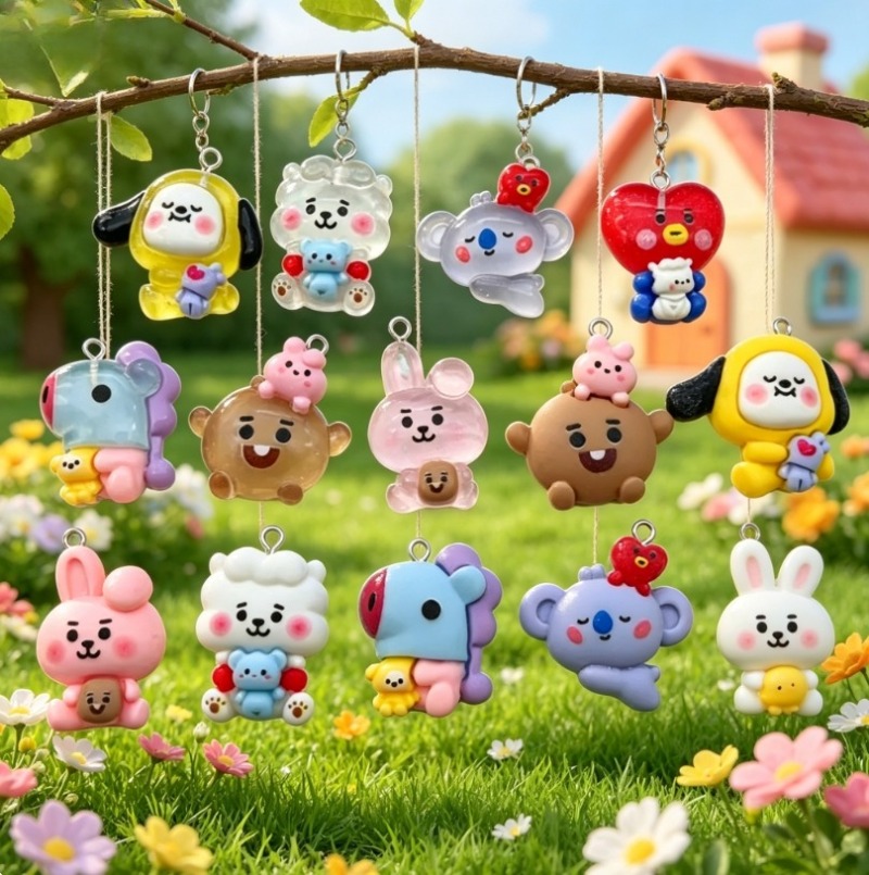 7 قطع من إكسسوارات BT21 الكرتو - مراجعة Art Craft Store وسعره