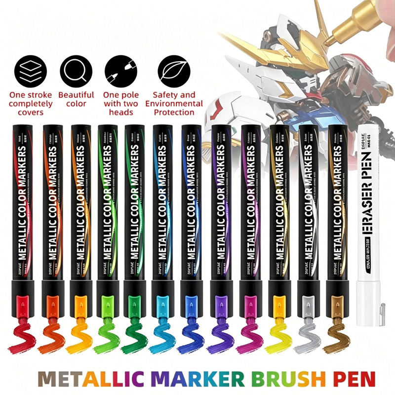 أقلام تلوين معدنية للرسم على ا - مراجعة Illustration Marker Set وسعره