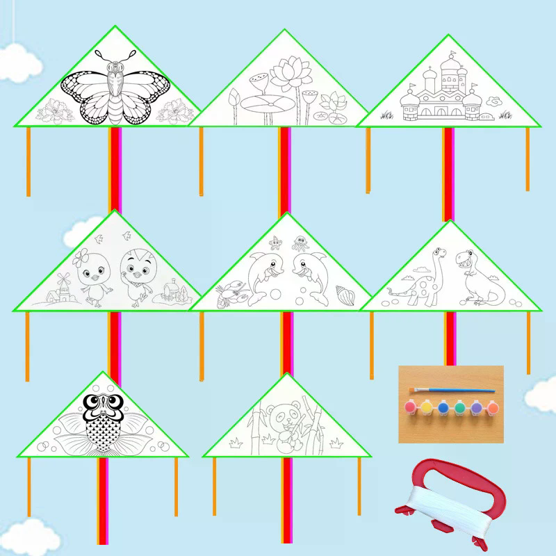 طائرة ورقية فارغة للرسم والتلو - مراجعة Art Craft Kite وسعره
