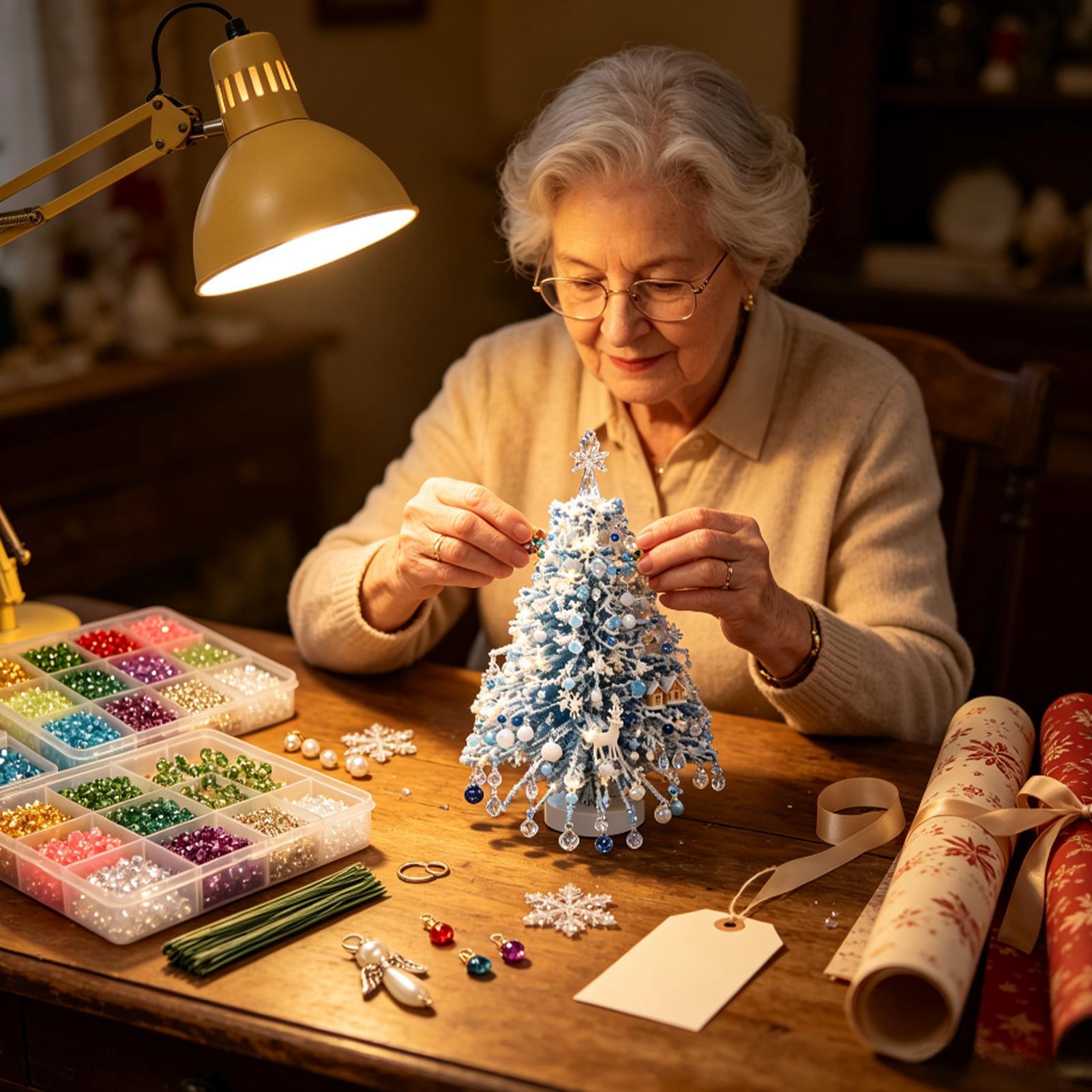 طقم شجرة عيد الميلاد المزينة ب - مراجعة Art Craft Tree وسعره