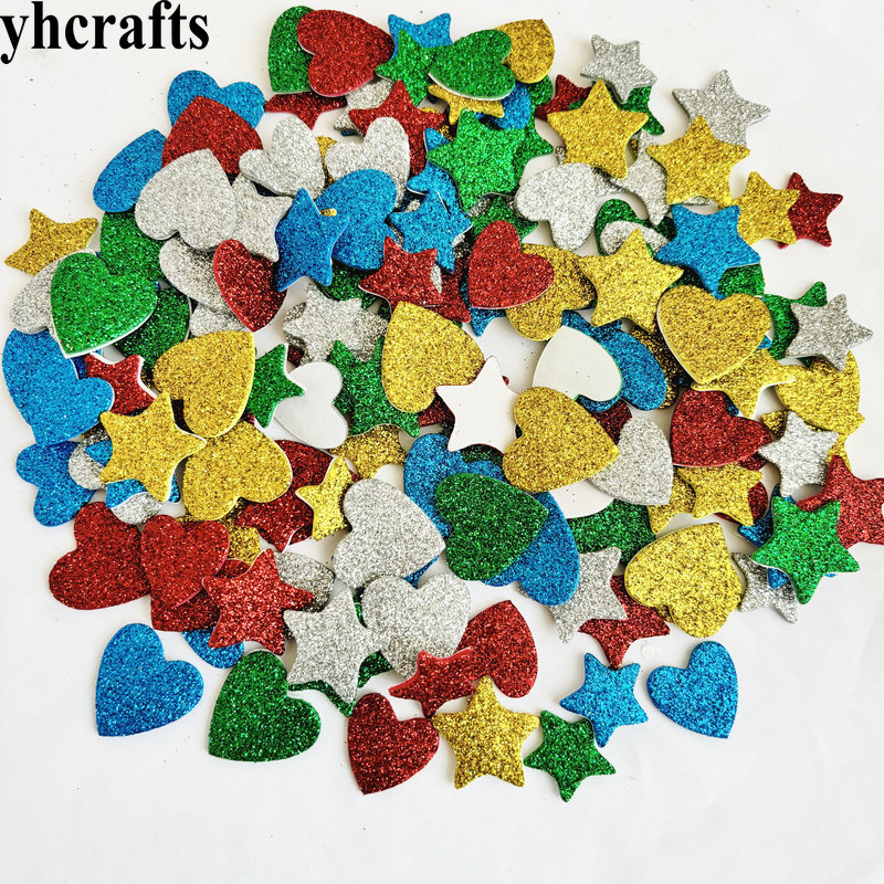 ملصقات رغوية لامعة على شكل نجم - مراجعة Art Craft For Kindergarten وسعره