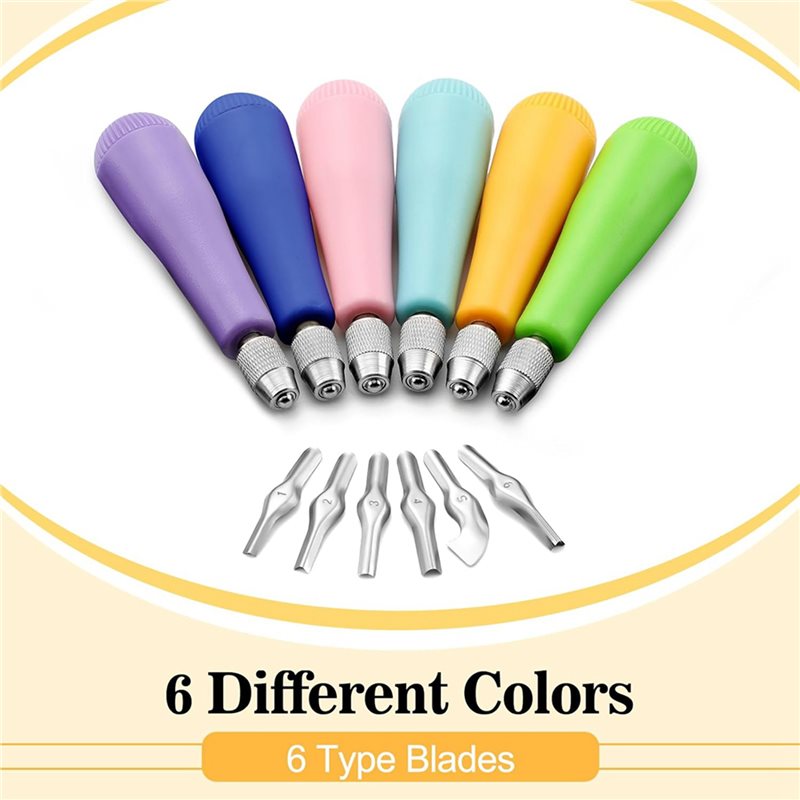 مجموعة أدوات نحت اللينوليوم B1 - مراجعة Linocut Carving Tool وسعره
