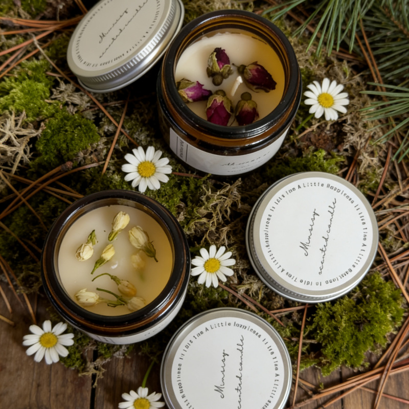 شمعة معطرة بالورد والياسمين مع - مراجعة Soy Candle Fragrance Oil وسعره