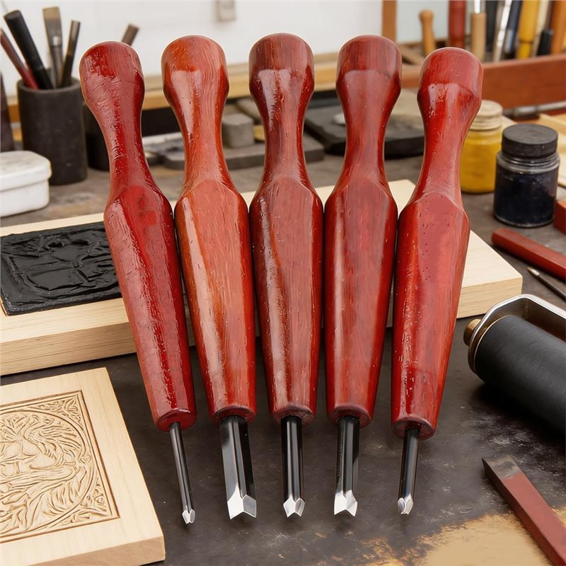 مجموعة أدوات نحت الخشب A34R ال - مراجعة Linocut Carving Tool وسعره