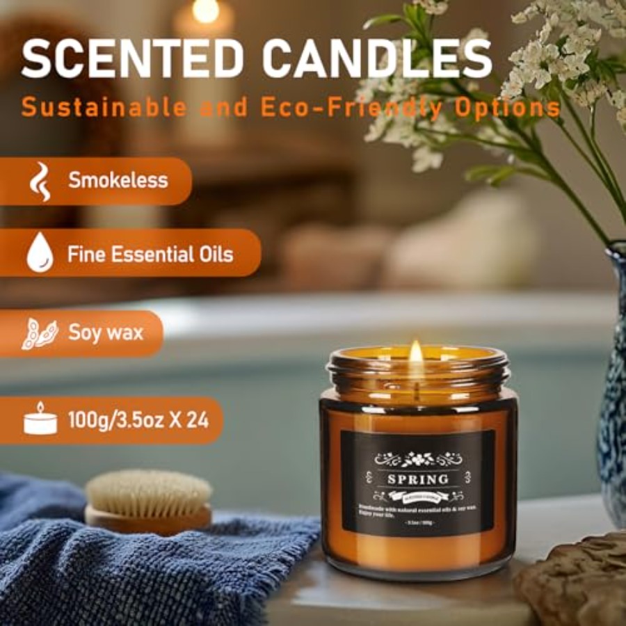 شموع معطرة للمنزل، شموع علاجية - مراجعة Soy Candle Fragrance Oil وسعره