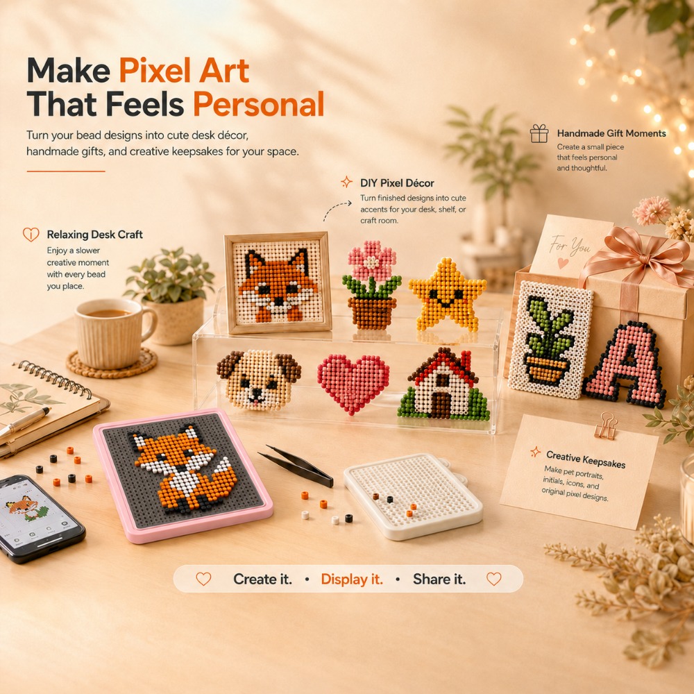 لوحة إضاءة LED ذكية بخرزات قاب - مراجعة Art Craft Store وسعره