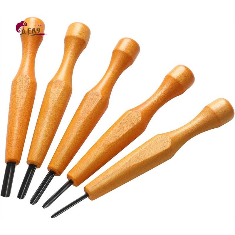 مجموعة أدوات النحت AEA9-5 قطع  - مراجعة Linocut Carving Tool وسعره